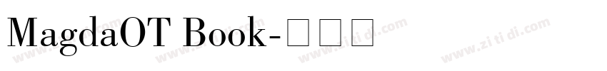 MagdaOT Book字体转换